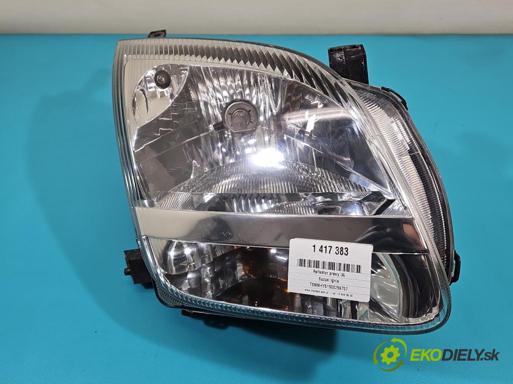 Suzuki Ignis 1.3 16V 94 HP manual 69 kW 1328 cm3 5- Reflektor: pravý  (Pravé)