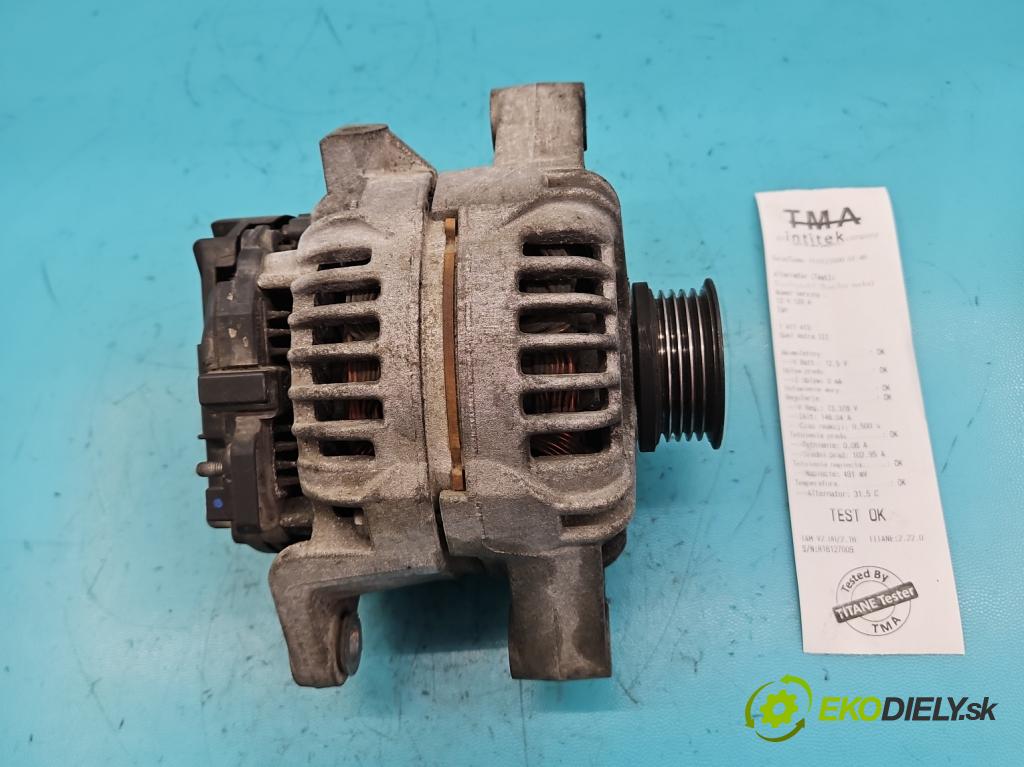 Opel Astra III 2004-2014 1.8 16V 125 HP manual 92 kW 1796 cm3 5- Alternator 0124425027 (Alternátory)
