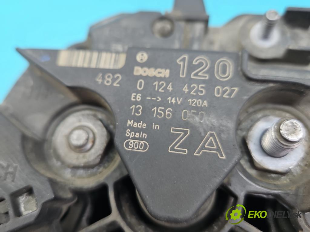 Opel Astra III 2004-2014 1.8 16V 125 HP manual 92 kW 1796 cm3 5- Alternator 0124425027 (Alternátory)