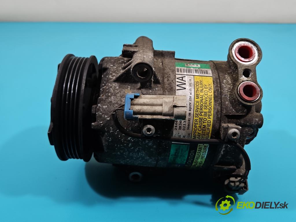 Opel Astra III 2004-2014 1.8 16V 125 HP manual 92 kW 1796 cm3 5- Kompresor: klimatizácie 24466993 (Kompresory klimatizácie)