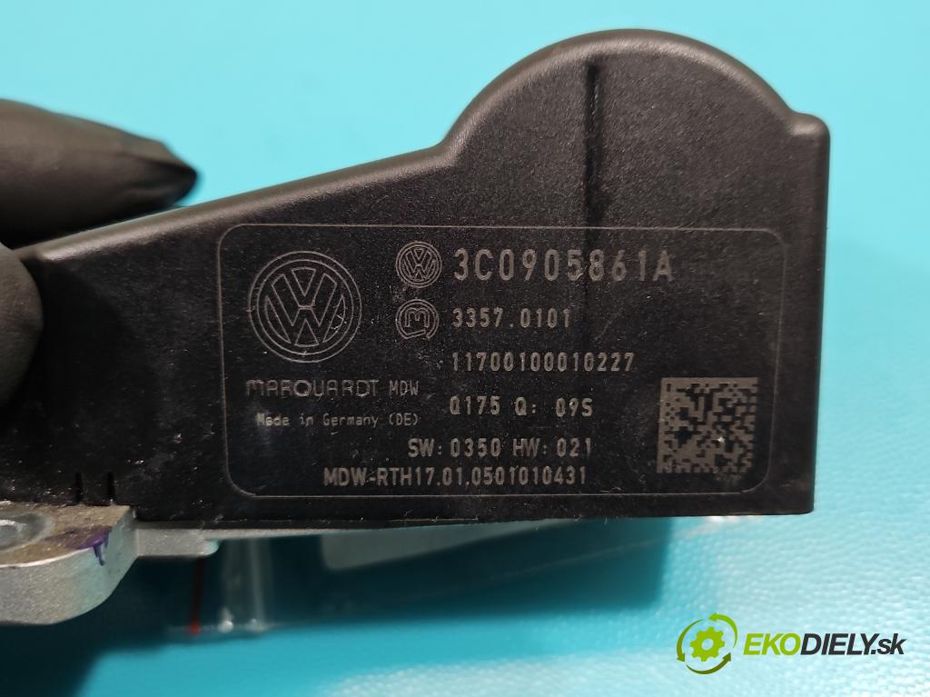 Vw Passat B6 2005-2010 2.0 TDI 140 HP manual 103 kW 1968 cm3 4- Blokáda: řízení: 3C0905861A (Ostatné)