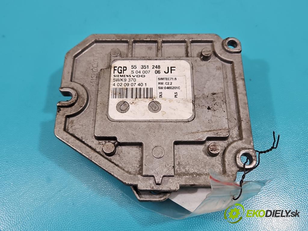 Opel Astra III 2004-2014 1.8 16V 125 HP manual 92 kW 1796 cm3 5- riadiaca jednotka motora 55351248