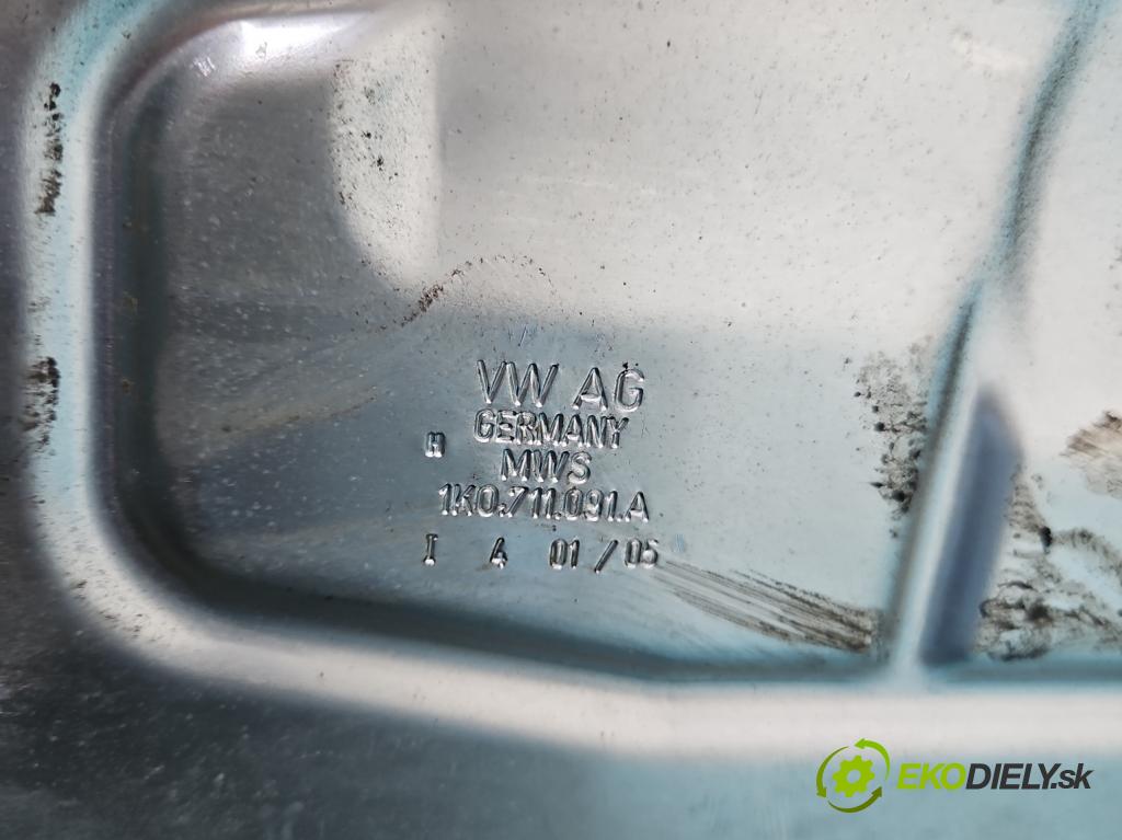 Vw Passat B6 2005-2010 2.0 TDI 140 HP manual 103 kW 1968 cm3 4- Páka: Změny: stupeň,rýchlosť 1K0711091A (Rýchlostná páka (kulisa))