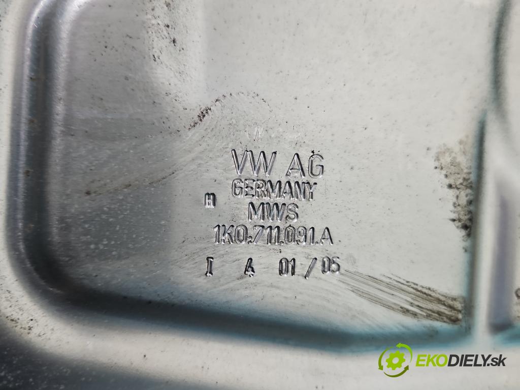 Vw Passat B6 2005-2010 2.0 TDI 140 HP manual 103 kW 1968 cm3 4- Páka: Změny: stupeň,rýchlosť 1K0711091A (Rýchlostná páka (kulisa))