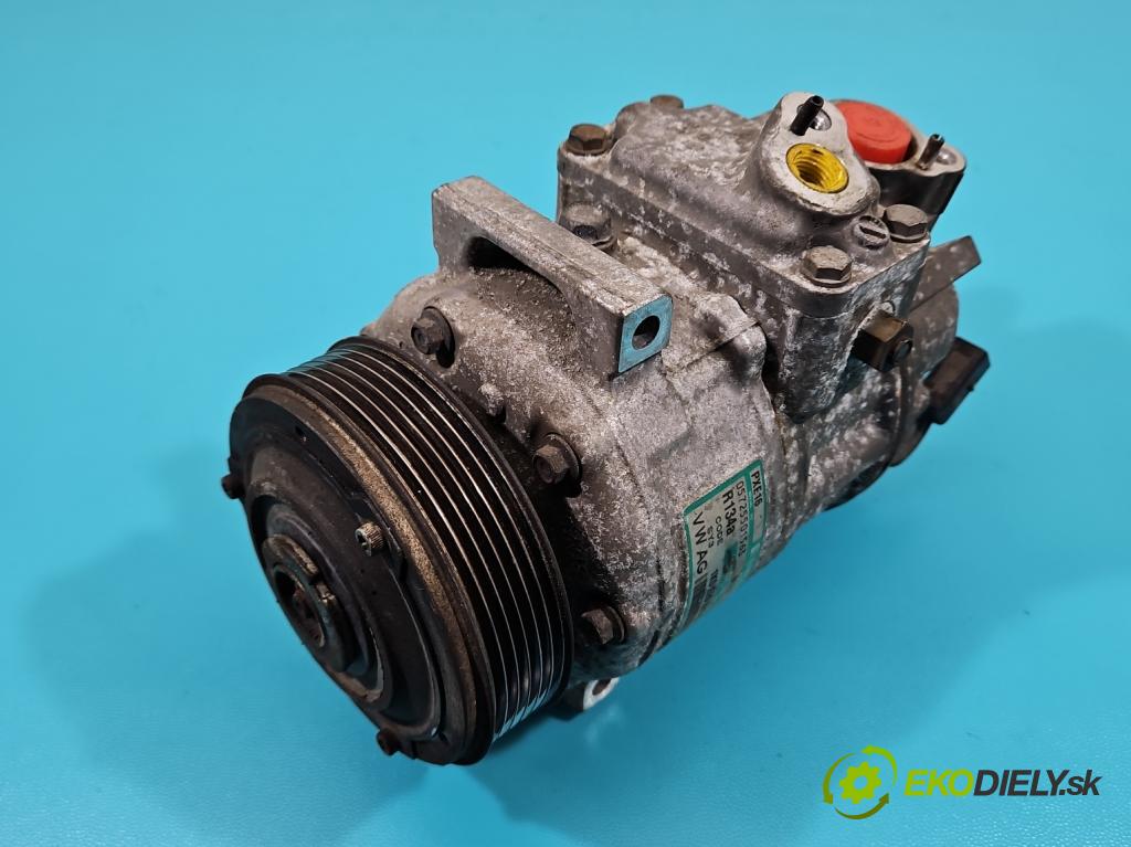 Vw Passat B6 2005-2010 2.0 TDI 140 HP manual 103 kW 1968 cm3 4- Kompresor: klimatizácie 1K0820803Q (Kompresory klimatizácie)