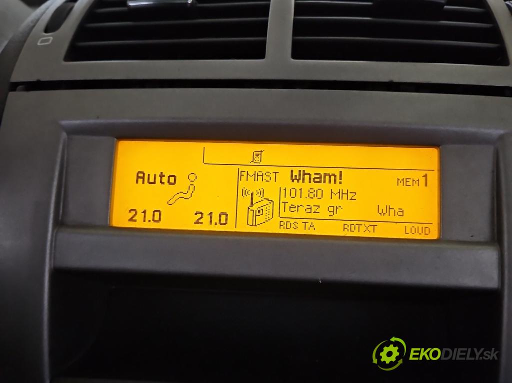 Peugeot 407 1.6 hdi 109 HP manual 80 kW 1560 cm3 5- Zobrazit: 9675540880 (Prístrojové dosky, displeje)