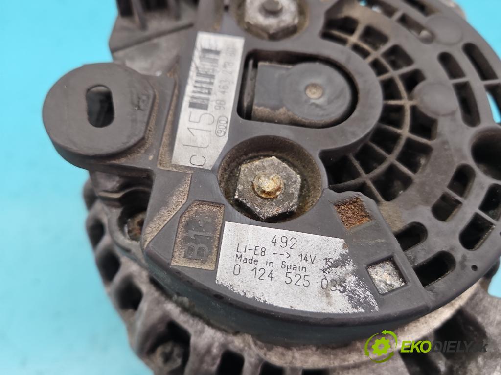 Peugeot 407 1.6 hdi 109 HP manual 80 kW 1560 cm3 4- Alternator 9646321880 (Alternátory)