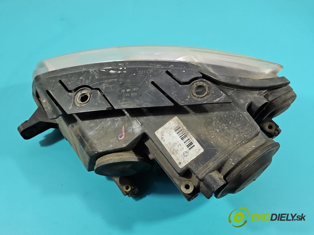 Vw Passat B6 2005-2010 2.0 TDI 140 HP manual 103 kW 1968 cm3 4- Reflektor: pravý 3C0941006J (Pravé)