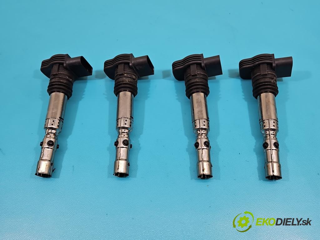 Audi A4 B7 2004-2008 1.8 T 163 HP manual 120 kW 1781 cm3 5- cievka zapaľovacia 06A905115D (Zapaľovacie cievky, moduly)