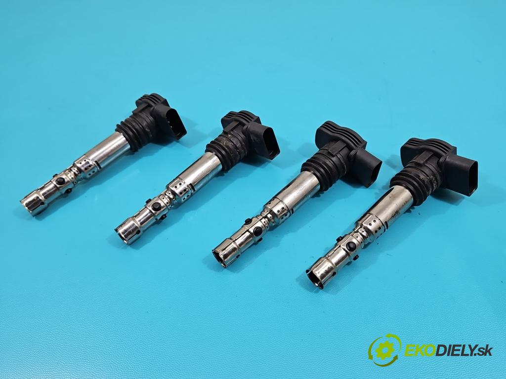 Audi A4 B7 2004-2008 1.8 T 163 HP manual 120 kW 1781 cm3 5- cievka zapaľovacia 06A905115D (Zapaľovacie cievky, moduly)