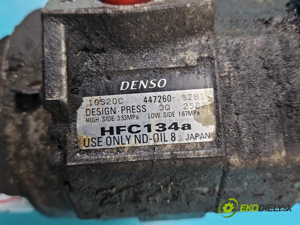 Mazda CX-9 2006-2015 3.7 V6 273KM: automatic 201 kW 3726 cm3 5- Kompresor: klimatizácie 447260-6281 (Kompresory klimatizácie)