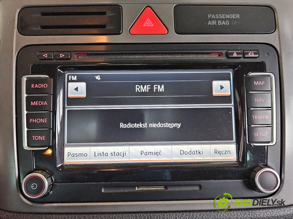 Vw Tiguan I 2007-2016 2.0 tdi 140 HP automatic 103 kW 1968 cm3 5- Radio originál 1T0035680B