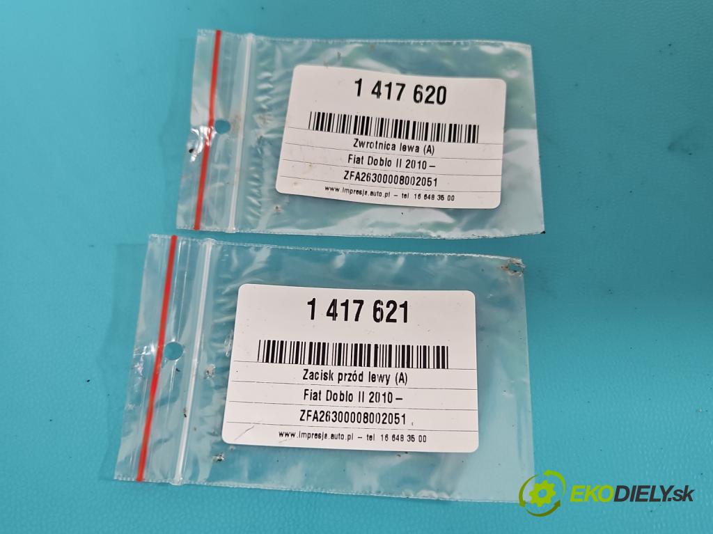 Fiat Doblo II 2010- 1.6 JTD 101 HP manual 74 kW 1598 cm3 5- náboj ľavé  (Náboje)