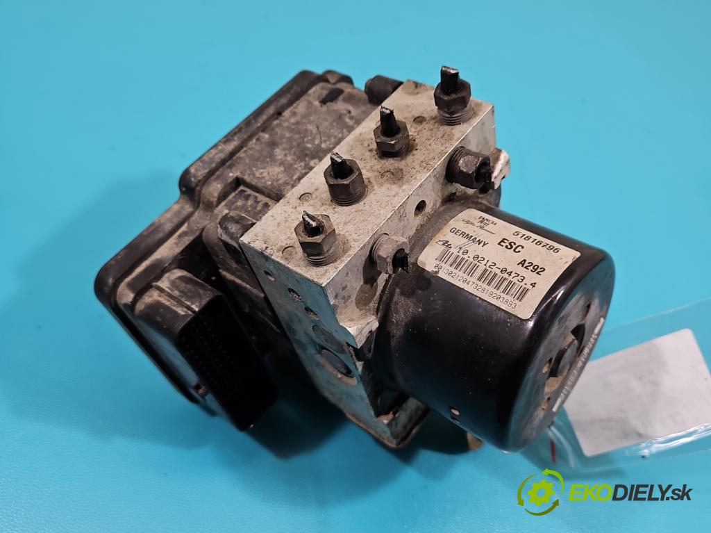 Fiat Doblo II 2010- 1.6 JTD 101 HP manual 74 kW 1598 cm3 5- čerpadlo abs 51816796 (Pumpy ABS)