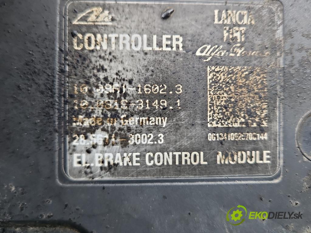 Fiat Doblo II 2010- 1.6 JTD 101 HP manual 74 kW 1598 cm3 5- čerpadlo abs 51816796 (Pumpy ABS)