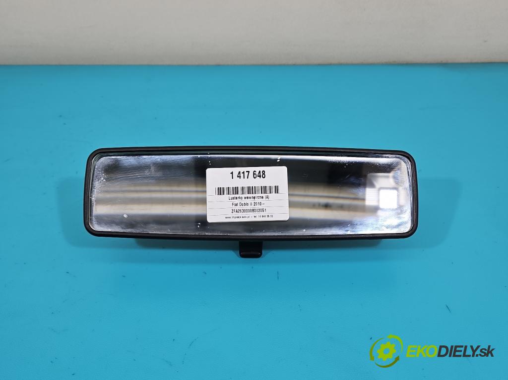 Fiat Doblo II 2010- 1.6 JTD 101 hp manual 74 kW 1598 cm3 5- zpětné zrcátko vnitřní  (Světla vnitřní)