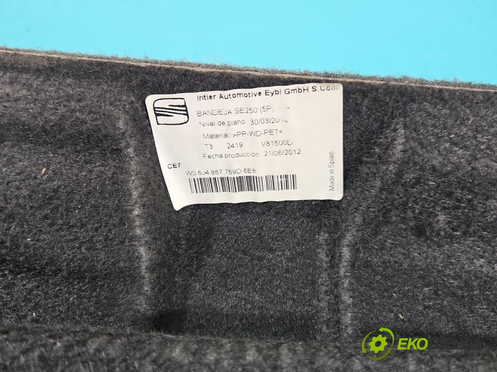 Seat Ibiza IV 6J 2008-2017 1.6 TDI 90 HP manual 66 kW 1598 cm3 5- zadná 6J4867769D (Pláta zadné)