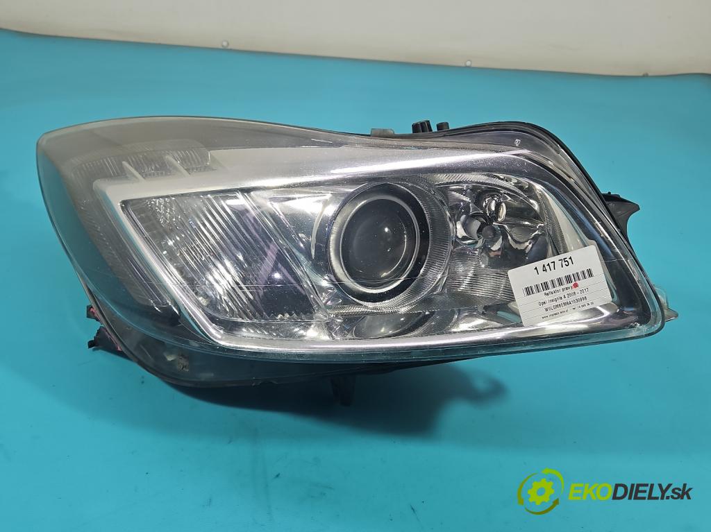 Opel Insignia A 2008-2017 2.0 cdti 160 HP manual 118 kW 1956 cm3 5- Reflektor: pravý 13226793 (Pravé)