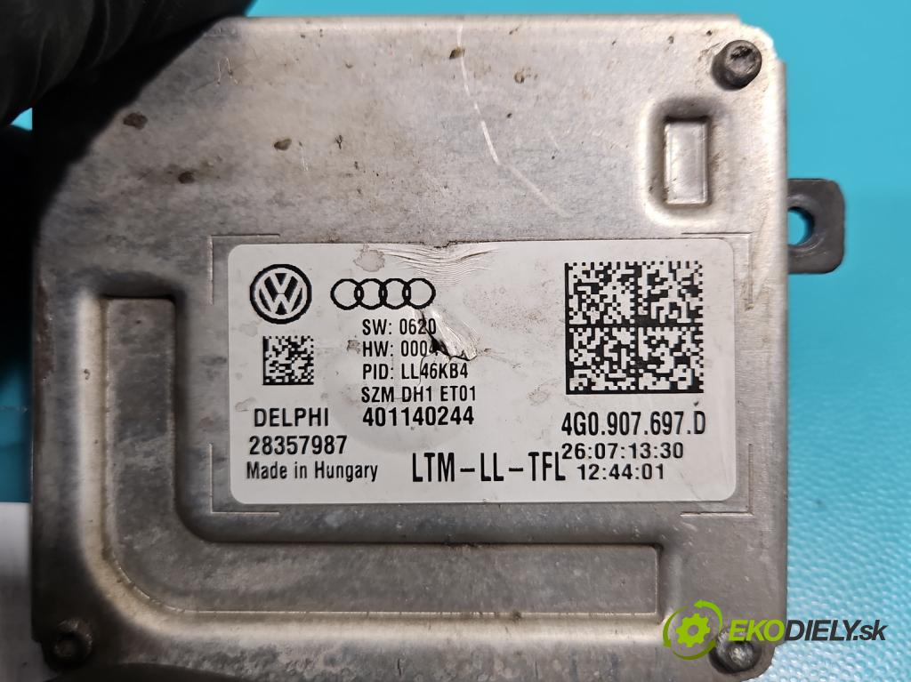 Audi Q5 2008-2016 2.0 TFSI 224hp automatic 165 kW 1984 cm3 5- střídač: xenon 4G0907697D (Riadiaca jednotka xenónu)