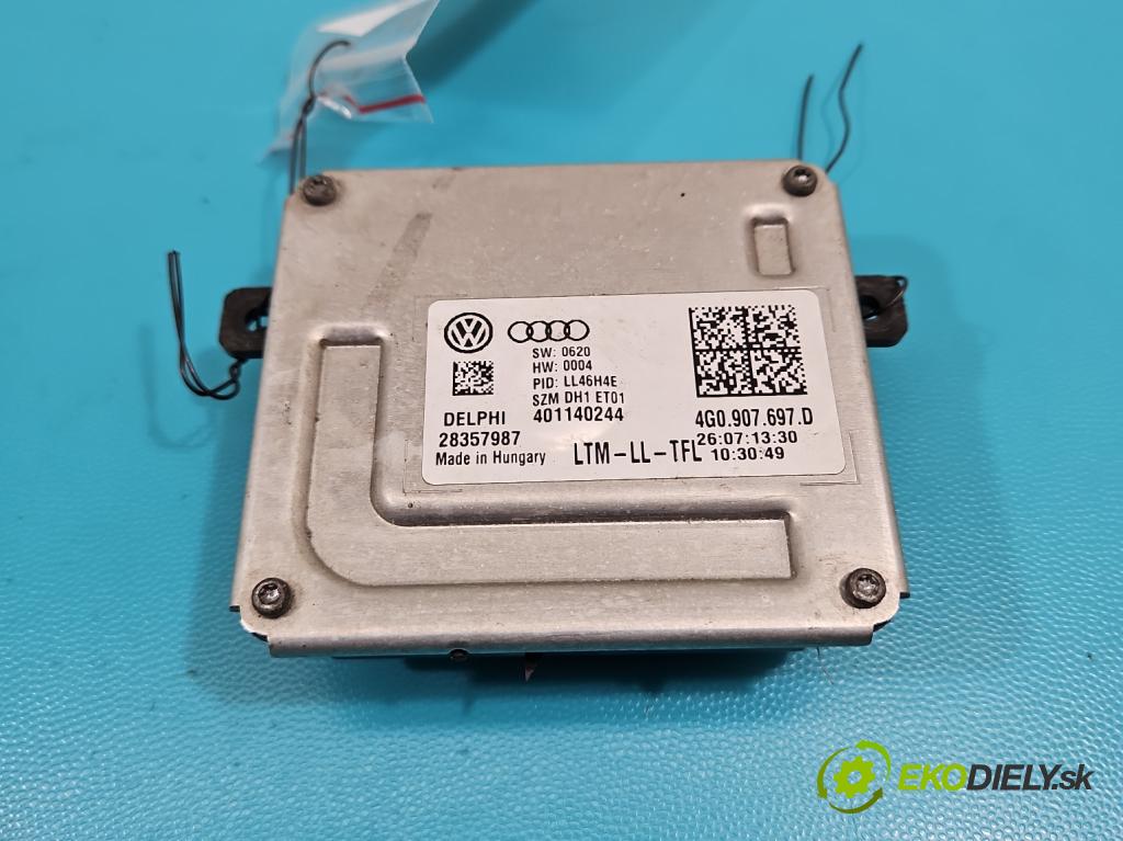 Audi Q5 2008-2016 2.0 TFSI 224hp automatic 165 kW 1984 cm3 5- střídač: xenon 4G0907697D (Riadiaca jednotka xenónu)