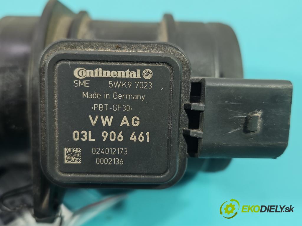 Seat Ibiza IV 6J 2008-2017 1.6 TDI 90 HP manual 66 kW 1598 cm3 5- průtokoměr: 5WK97023 (Váhy vzduchu)