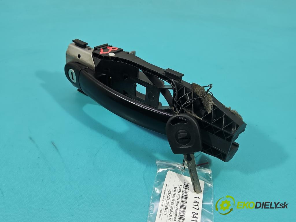 Seat Ibiza IV 6J 2008-2017 1.6 TDI 90 HP manual 66 kW 1598 cm3 5- rukoväť predné ľavé mimo:  (Vonkajšie predné ľavé)