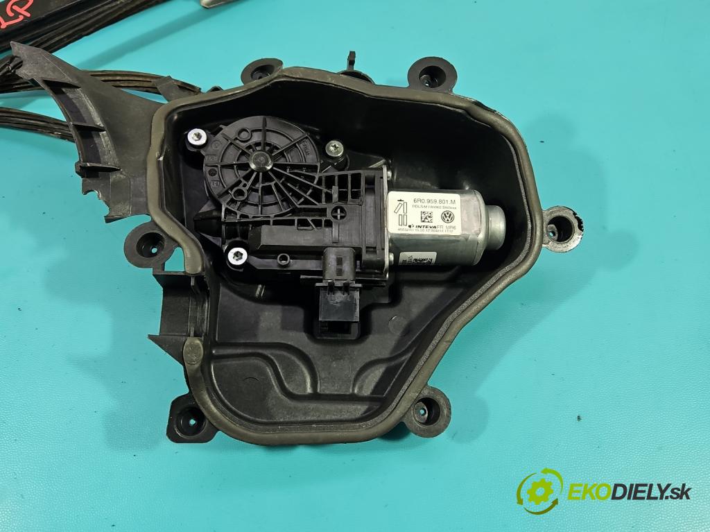 Seat Ibiza IV 6J 2008-2017 1.6 TDI 90 hp manual 66 kW 1598 cm3 5- mechanismus stahování přední levý 6R0959801M