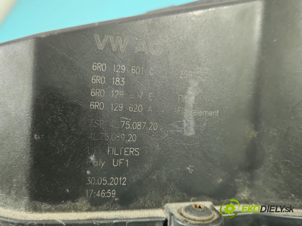 Seat Ibiza IV 6J 2008-2017 1.6 TDI 90 HP manual 66 kW 1598 cm3 5- obal filtra vzduchu 6R0129601C (Obaly filtrov vzduchu)