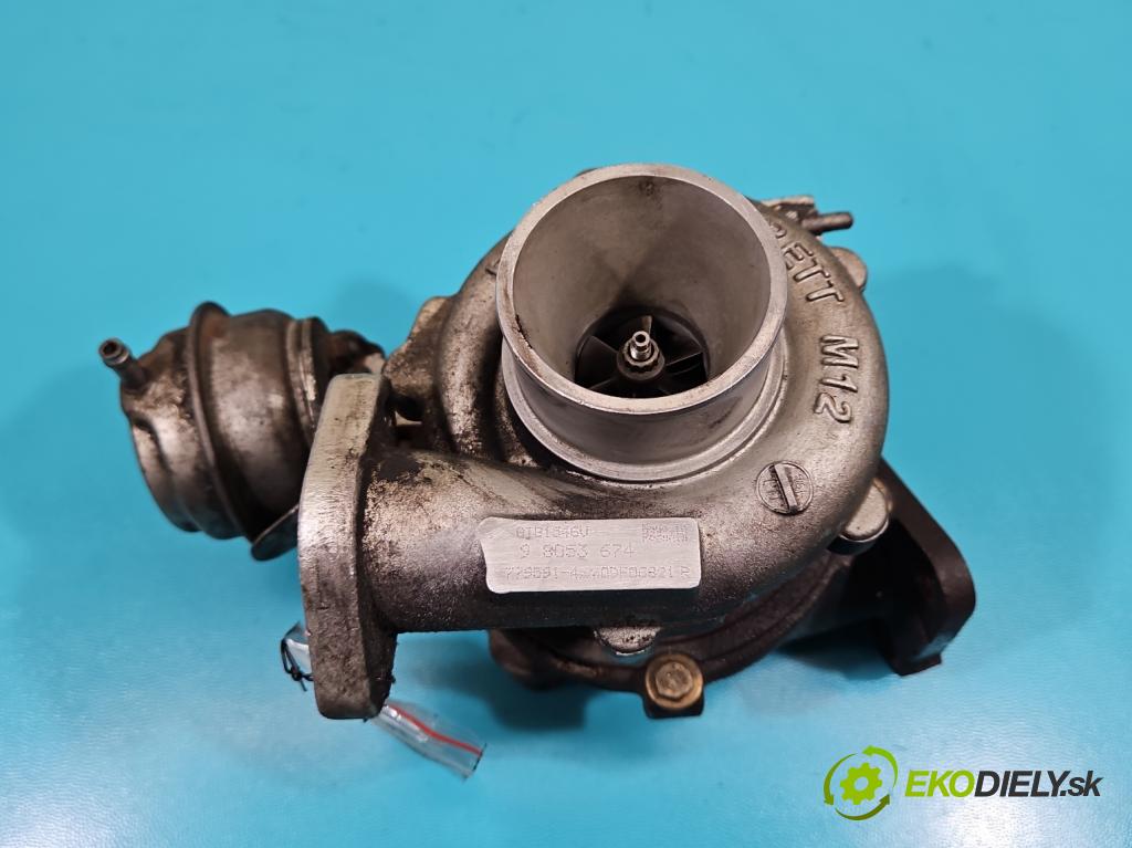 Opel Astra IV 2009-2015 1.7 CDTI 125 hp manual 92 kW 1686 cm3 5- Turbodmychadlo 779591-4 (Turbodúchadla (kompletní))