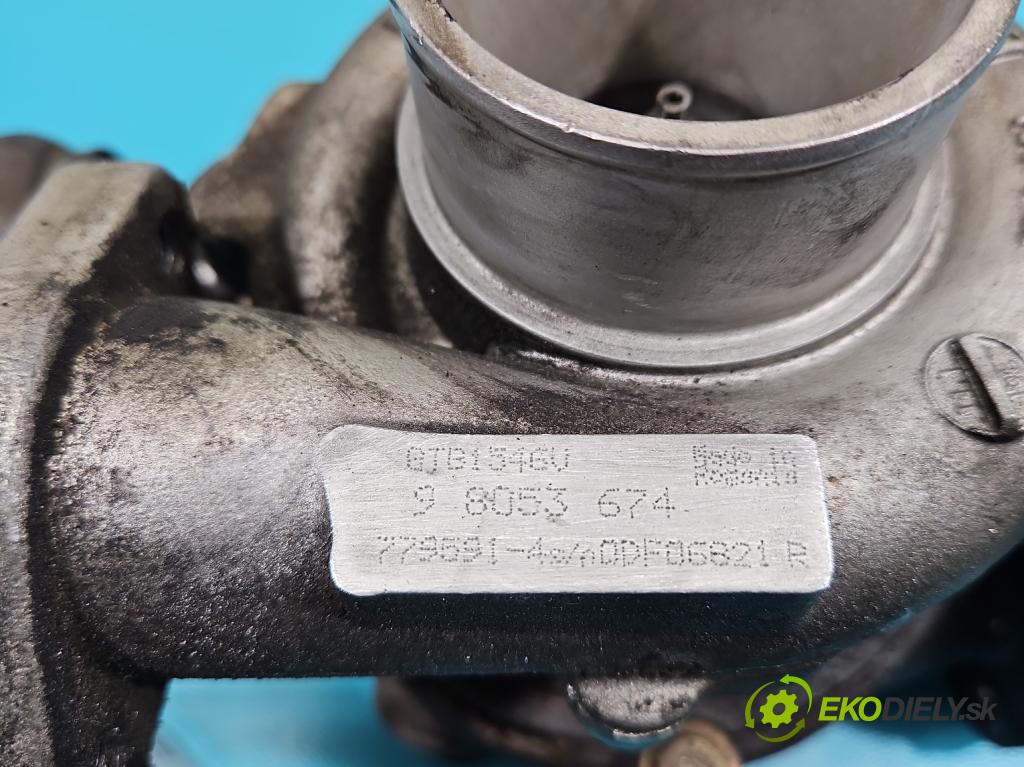 Opel Astra IV 2009-2015 1.7 CDTI 125 hp manual 92 kW 1686 cm3 5- Turbodmychadlo 779591-4 (Turbodúchadla (kompletní))