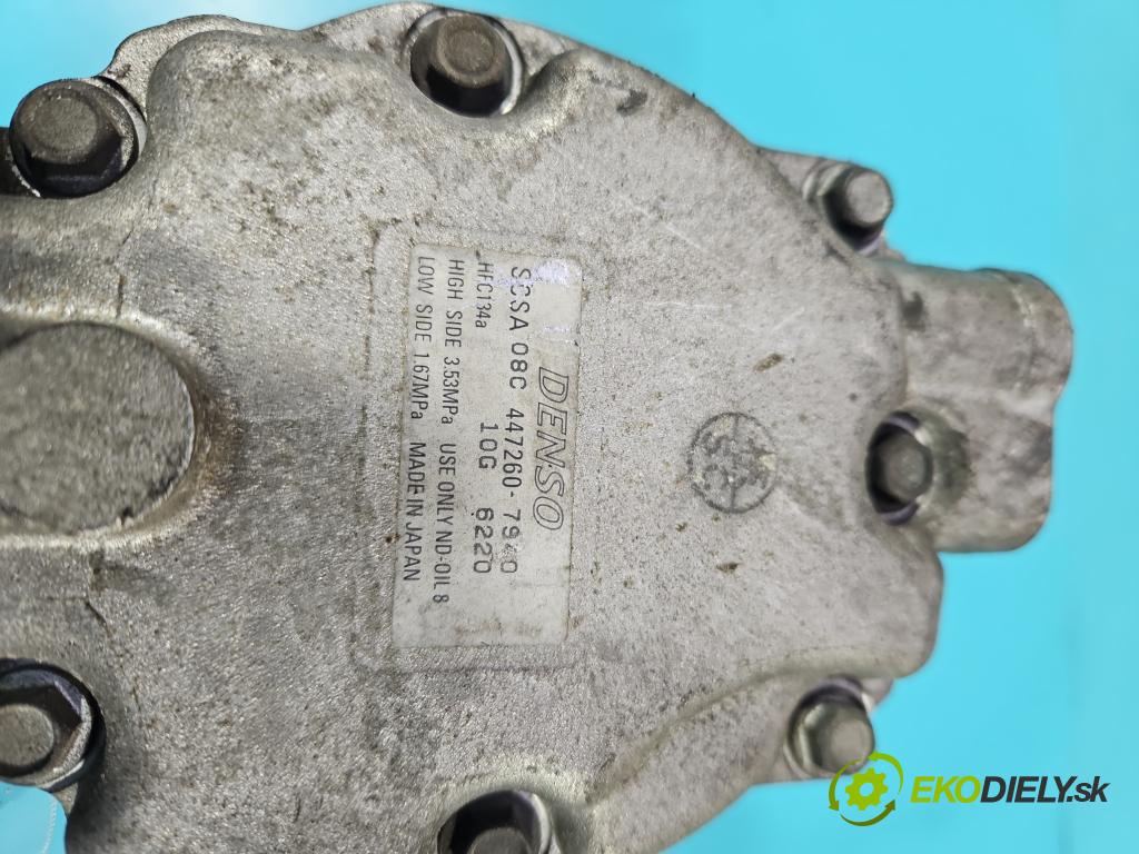 Subaru Outback III 2003-2009 2.5 boxer 204 HP automatic 150 kW 2457 cm3 5- Kompresor: klimatizácie 447260-7940 (Kompresory klimatizácie)