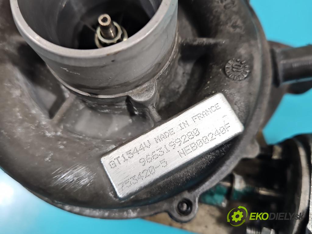 Peugeot 308 I 2007-2013 1.6 HDI 109 hp manual 80 kW 1560 cm3 3- Turbodmychadlo 753420-5 (Turbodúchadla (kompletní))