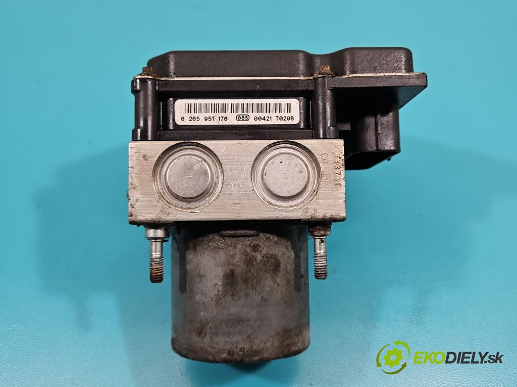 Peugeot 308 I 2007-2013 1.6 HDI 109 HP manual 80 kW 1560 cm3 3- čerpadlo abs 0265251442 (Pumpy ABS)