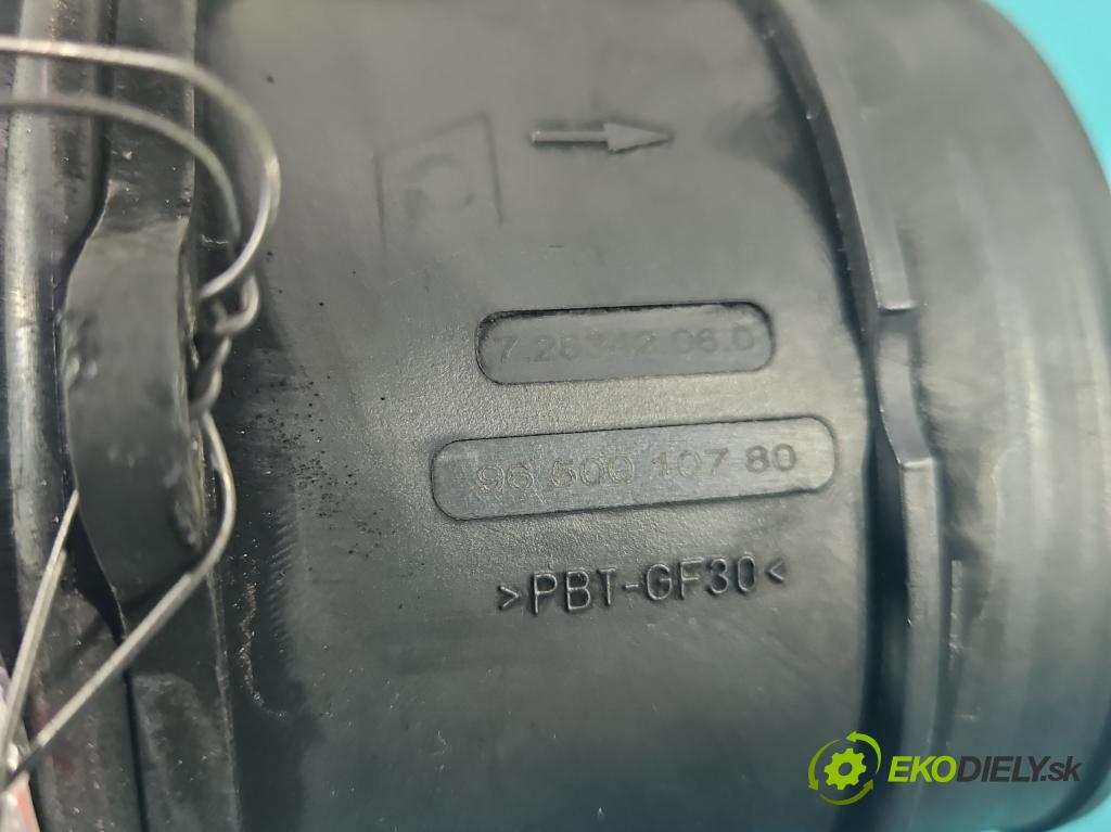 Peugeot 407 1.6 hdi 109 HP manual 80 kW 1560 cm3 5- průtokoměr: 9650070180 (Váhy vzduchu)
