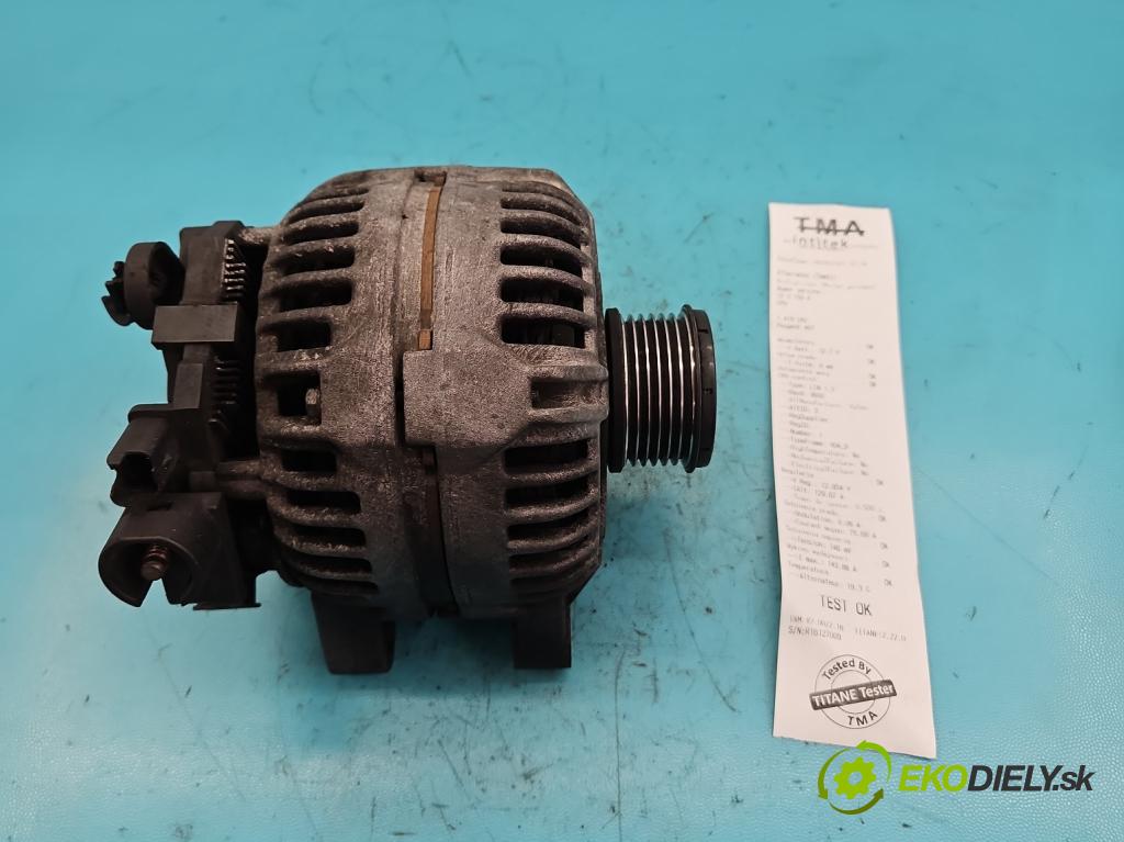 Peugeot 407 1.6 hdi 109 HP manual 80 kW 1560 cm3 5- Alternator 9646321880 (Alternátory)