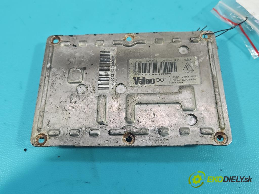 Citroen C5 I 2001-2008 2.2 hdi 155 HP automatic 114 kW 2179 cm3 5- střídač: xenon 89035114 (Riadiaca jednotka xenónu)