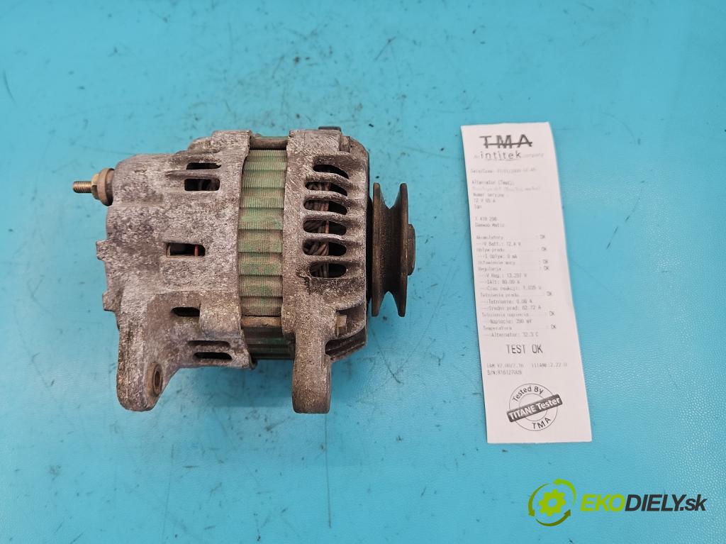 Daewoo Matiz 0.8 51KM manual 37,5 kW 796 cm3 5- Alternator 96314258 (Alternátory)