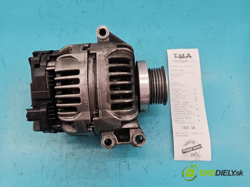 Renault Thalia I 1998-2009 1.4 8V 75 HP manual 55 kW 1390 cm3 4- Alternator 0124325031 (Alternátory)