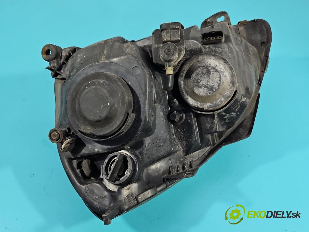 Renault Thalia I 1998-2009 1.4 8V 75 HP manual 55 kW 1390 cm3 4- Reflektor: pravý  (Pravé)