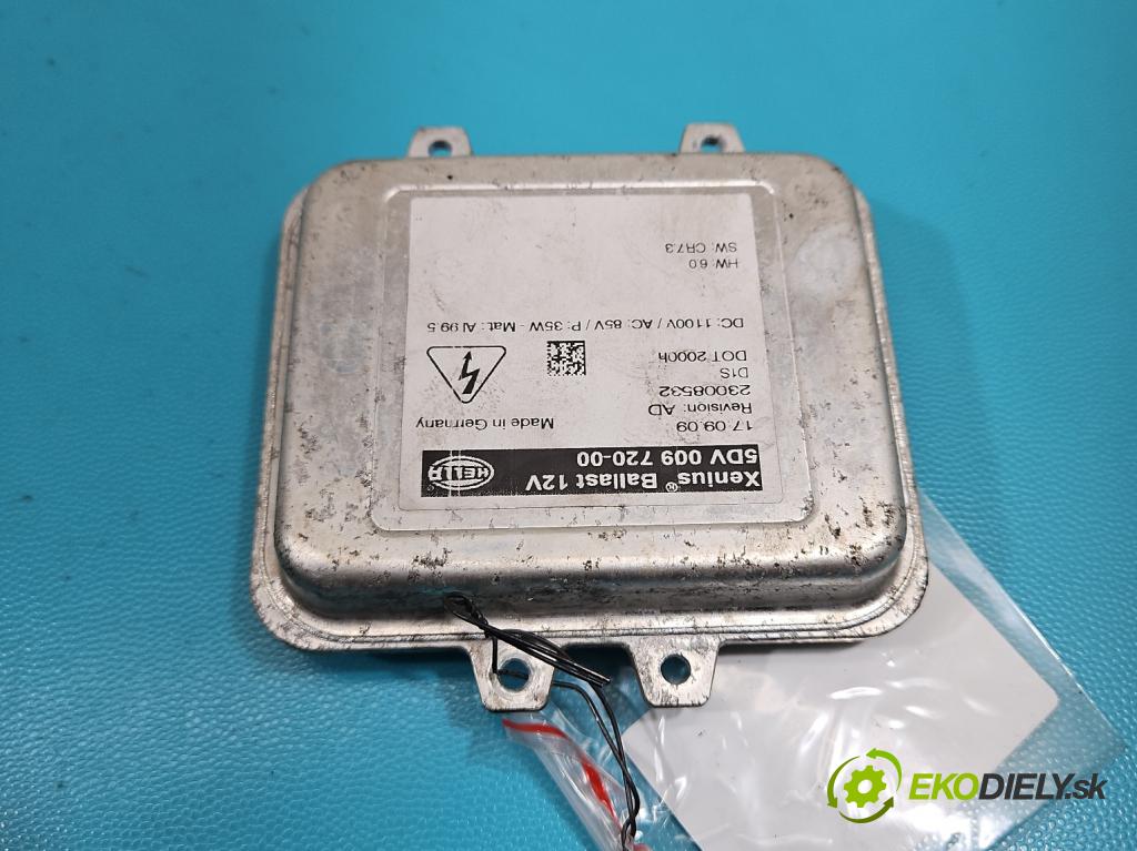 Opel Insignia A 2008-2017 2.0 cdti 160 HP manual 118 kW 1956 cm3 5- střídač: xenon 5DV009720-00 (Riadiace jednotky xenónu)