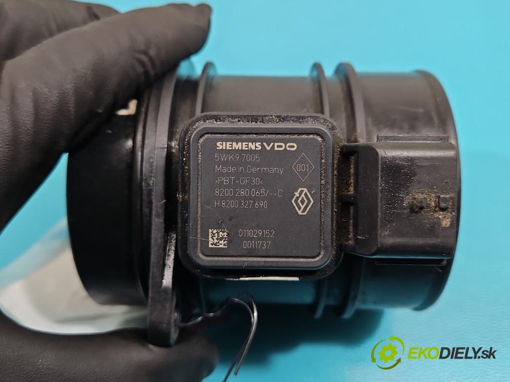 Renault Espace IV 2003-2014 2.0 dci 150 HP manual 110 kW 1995 cm3 5- průtokoměr: 5WK97005 (Váhy vzduchu)