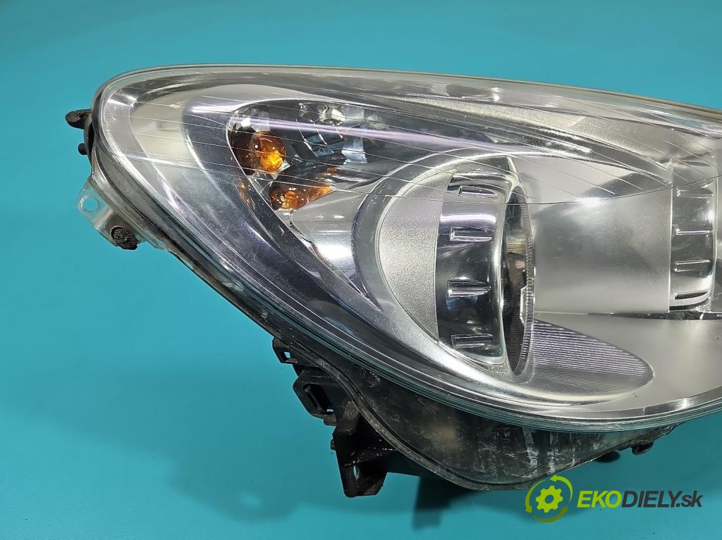 Opel Corsa D 2006-2014 1.2 16v 80 HP manual 59 kW 1229 cm3 3- Reflektor: pravý 93189358EF (Pravé)