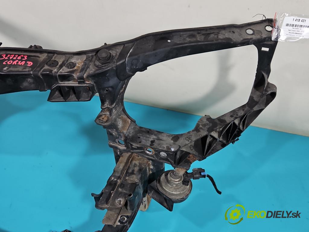 Opel Corsa D 2006-2014 1.2 16v 80 hp manual 59 kW 1229 cm3 3- stěna přední  (Výztuhy přední)