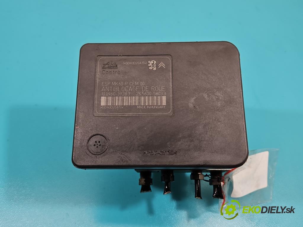 Peugeot 207 1.6 hdi 111KM manual 82 kW 1560 cm3 2- čerpadlo abs 9676244580 (Pumpy ABS)