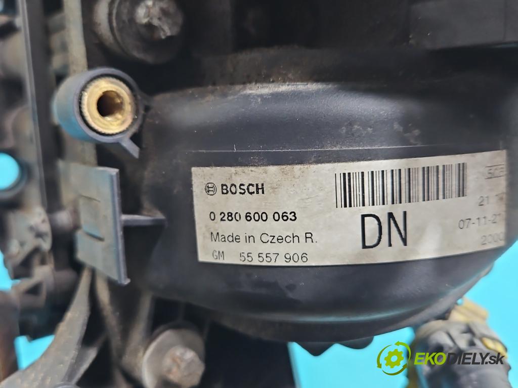 Opel Corsa D 2006-2014 1.2 16v 80 HP manual 59 kW 1229 cm3 3- zvod nasávací 0280600063 (Sacie potrubia)