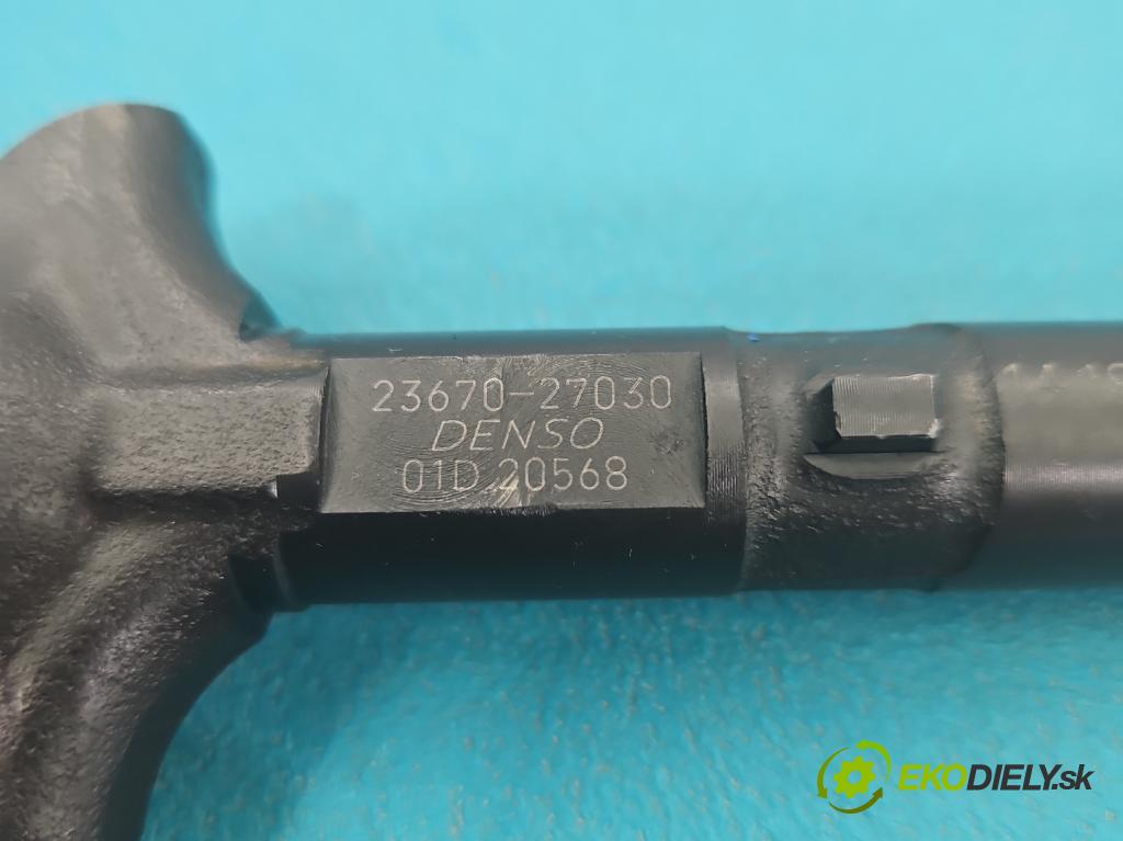 Toyota Avensis I T22 1997-2003 2.0 D4D 110 hp manual 81 kW 1995 cm3 5- vstřikovač 23670-27030 (Vstřikovač paliva)