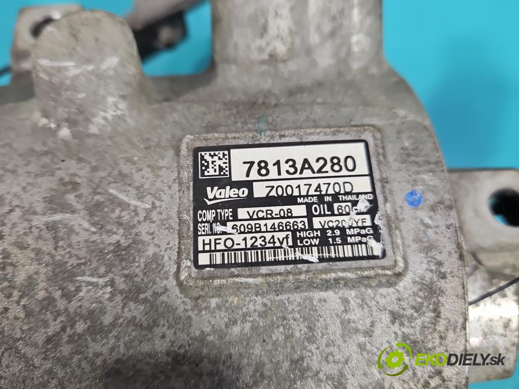 Mitsubishi Space Star II 2012-2020 1.0 71 HP manual 52 kW 999 cm3 5- Kompresor: klimatizácie 7813A280 (Kompresory klimatizácie)