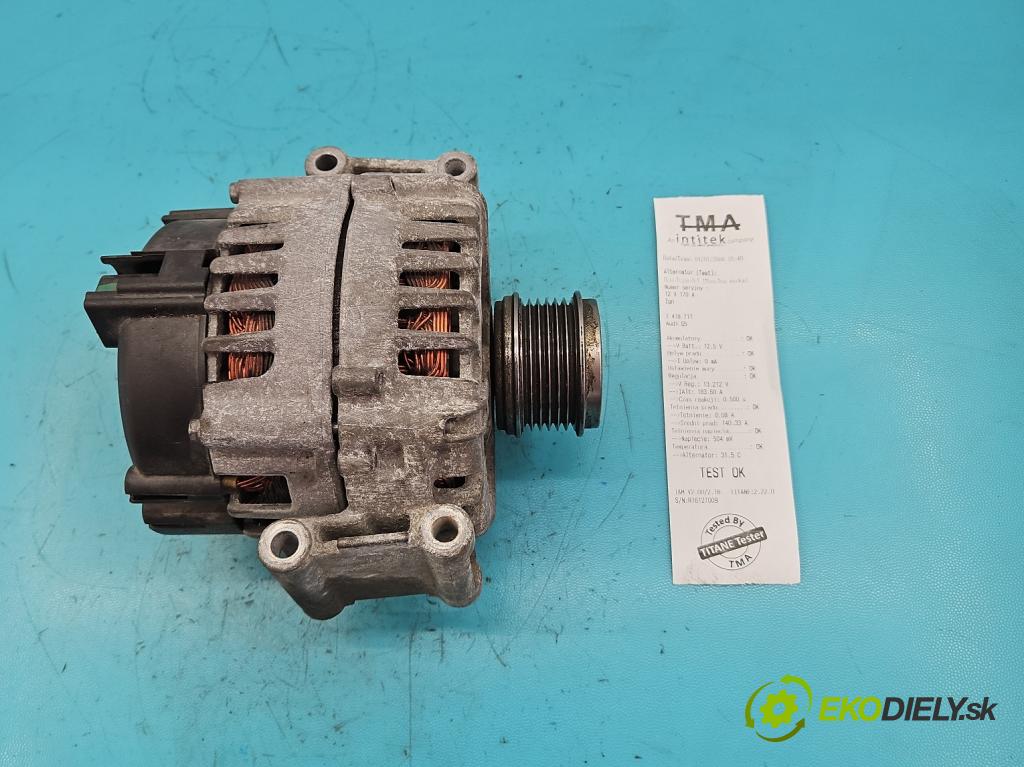 Audi Q5 2008-2016 2.0 TFSI 224hp automatic 165 kW 1984 cm3 5- Alternator 06H903017K (Alternátory)
