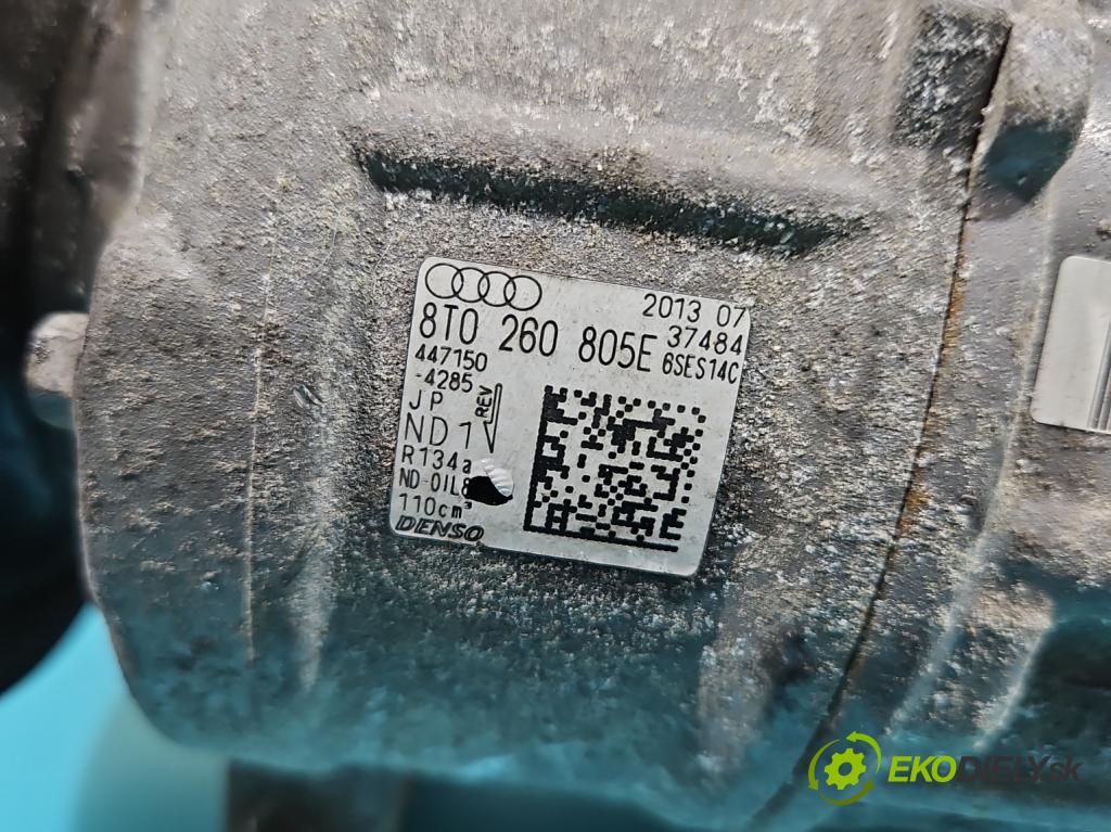 Audi Q5 2008-2016 2.0 TFSI 224hp automatic 165 kW 1984 cm3 5- Kompresor: klimatizácie 8T0260805E (Kompresory klimatizácie)