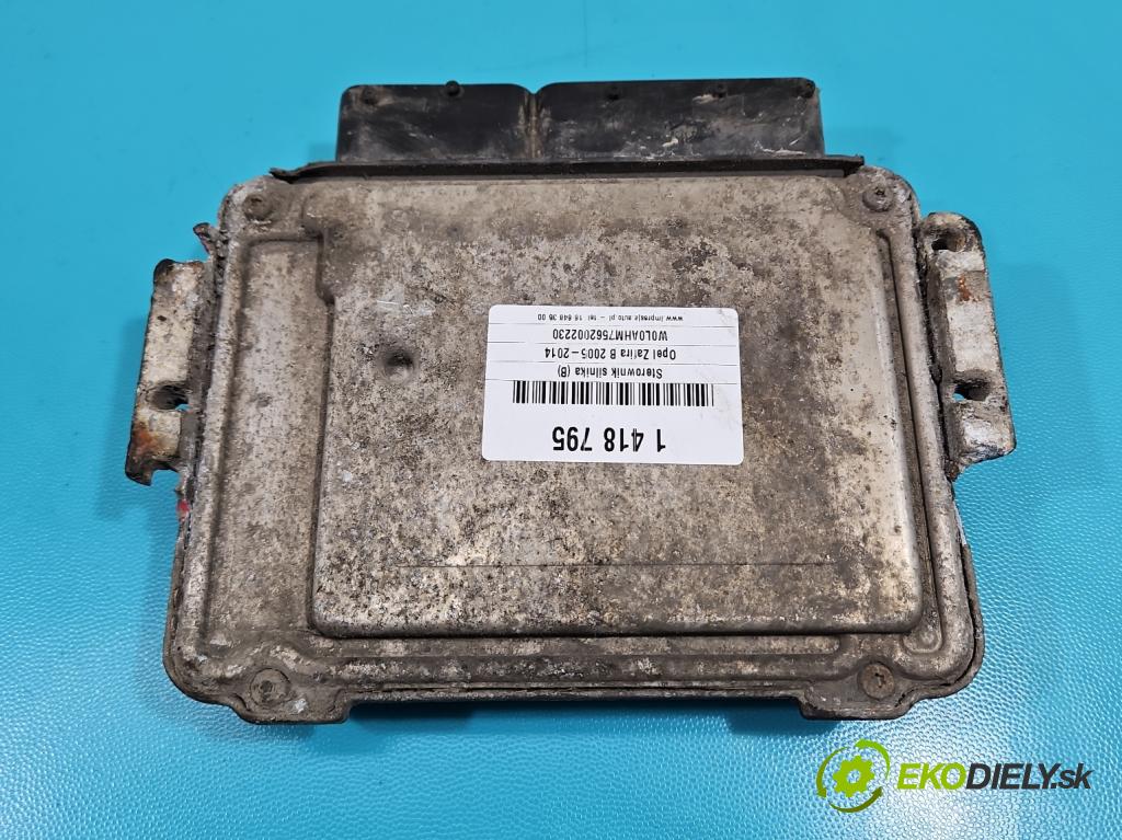 Opel Zafira B 2005-2014 1.9 CDTI 120 HP manual 88 kW 1910 cm3 5- riadiaca jednotka motora 0281012549